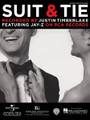 Suit & Tie by Jay-Z and Justin Timberlake. For Piano/Vocal/Guitar. Piano Vocal. 12 pages. Published by Hal Leonard.

This sheet music features an arrangement for piano and voice with guitar chord frames, with the melody presented in the right hand of the piano part as well as in the vocal line.