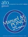 Suite en la Mineur. (Guitar Solo). By Manuel Maria Ponce. For Guitar. Music Sales America. Softcover. 12 pages. Editions Musicales Transatlantiques #ETR001673. Published by Editions Musicales Transatlantiques.
