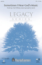 Sometimes I Hear God's Music by Joseph M. Martin. For Choral (TTB). Harold Flammer. Octavo. 8 pages. Published by Shawnee Press.

Uses: Music Appreciation, General, Festival, Easter

Scripture: I Samuel 16:23; I Corinthians 14:15

This classic J. Paul William's anthem is our first release in our Legacy series. This edition of the bestselling choral is presented with a newly engraved score complete with updates by the composer, a fresh orchestration by Stan Pethel, and offered for the first time in SSA and TTB voicings.

Minimum order 6 copies.