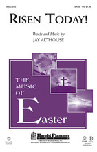 Risen Today! by Jay Althouse. For Choral (SATB). Harold Flammer Easter. 12 pages. Published by Shawnee Press.

Uses: Easter

Scripture: Matthew 28:5-6

The rhythmic drive of this festive Easter anthem is an exciting opener to your spring worship services. A fiery piano part provides the fuel for the boundless energy in this positive and hopeful proclamation of life!

Minimum order 6 copies.