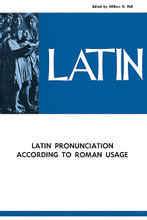 Latin Pronunciation According to Roman Usage edited by William D. Hall. For Choral (Book). National/Emerson Fred Bock. Softcover. 46 pages. National Music Publishers #NMB001. Published by National Music Publishers.

Perhaps the most concise resource of its kind, respected conductor and educator, Dr. William D. Hall, based his Latin Pronunciation guide on the original 1937 St. Gregory Guild publication. Along with specific vowel and consonant Latin pronunciation common in choral music, he also includes the Ordinary of the Mass, the Requiem and the motet, O Magnum Mysterium. Smartly organized for easy access, even practice exercises are included in each section.