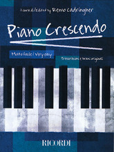 Piano Crescendo (Very Easy Transcriptions and Original Pieces). By Various. Edited by Remo Cadringher. For Piano. Piano Collection. Softcover. 34 pages. Ricordi #R140386. Published by Ricordi.

New approach to studying famous pieces, presented in graded order by increasing level of difficulty. Includes works by Bach, Beethoven, Chopin, Mozart, Schumann, and more.