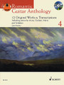 Romantic Guitar Anthology - Volume 4 (12 Original Works & Transcriptions With a CD of Performances Book/CD). By Various. Edited by Jens Franke. For Guitar. Guitar. Softcover with CD. 44 pages. Schott Music #ED13113. Published by Schott Music.

Graded repertoire suitable for advanced students of 8-10 years of playing experience. Includes well-established teaching pieces by leading composers alongside more rarely available works. With composer biographies and teaching notes.