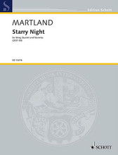 Starry Night For Marimba And String Quartet Score. Ensemble. Book only. 64 pages. Hal Leonard #ED13276. Published by Hal Leonard.