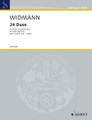 24 Duos - Volume 1. (Violin and Cello Volume 1, Performance Score). By Jörg Widmann and J. For Cello, Violin, String Duet (Score). G Schirmer String Ensemble. Softcover. 36 pages. Schott Music #ED20526. Published by Schott Music.