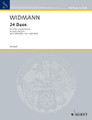 24 Duos - Volume 2. (Violin and Cello Volume 2, Performance Score). By Jörg Widmann and J. For Cello, Violin, String Duet. G Schirmer String Ensemble. Softcover. 36 pages. Schott Music #ED20527. Published by Schott Music.