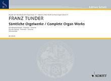 Masters Of The North German Organ School 17: Tunder Complete Organ Works. Organ Collection. Book only. 100 pages. Hal Leonard #ED20331. Published by Hal Leonard.