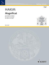 Magnificat. (for Soprano and Organ). By Naji Hakim (1955-). For Organ, Soprano. Misc. 24 pages. Schott Music #ED20149. Published by Schott Music