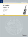 Bowen Y Sonate Nr2 F-dur (fk). Schott. 52 pages. Schott Music #ED1973. Published by Schott Music.