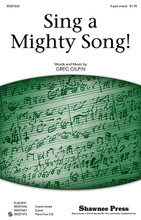 Sing a Mighty Song! by Greg Gilpin. For Choral, Trumpet (3-Part Mixed). Choral. 16 pages. Published by Shawnee Press.

Commissioned by the Indiana Music Educators Association for the 2011 Middle School Honor Choir, this exuberant festival opener begins with “Alleluias” and a building piano accompaniment. The voices introduce the lyric “Sing a mighty song, awake, arise ye voices” in a celebratory 3/4 meter. The text speaks of awakening our voices and the voices of heaven and earth in this delightful choral that modulates and includes a descant. An optional trumpet part adds excitement and fanfare to this rousing concert work that is a strong opening or final programming selection. Available separately: 3-Part Mixed, 2-Part, PianoTrax CD 2011. Duration: 2:50.

Minimum order 6 copies.