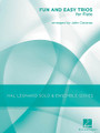 Fun and Easy Trios for Flute arranged by John Cacavas. For Flute (Flute). Hal Leonard Solo & Ensemble. Grade 2. Softcover. 24 pages. Published by Hal Leonard.