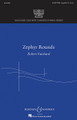 Zephyr Rounds. (Yale Glee Club New Classic Choral Series). By Robert Vuichard. For Choral (SSAATTBB A Cappella). Yale Glee Club New Classics. 20 pages. Boosey & Hawkes #M051479474. Published by Boosey & Hawkes.

Zephyr Rounds was the winner of the 2007 Yale Glee Club Emerging Composers Competition. The asymmetry of the 13/8 time signature creates a bustling feeling of perpetual motion, blossoming into a thick texture of contrapuntal exchanges and melodic hocket between voices. The result is an infectious rhythmic energy unusual in a piece for a cappella chorus. Duration: ca. 5:50.

Minimum order 6 copies.