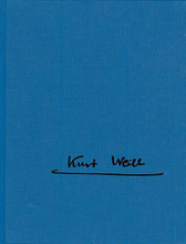 Music with Solo Violin. (Critical Edition Full Score Hardcover). By Kurt Weill (1900-1950). For Violin (Score). Misc. Hardcover. Hal Leonard #KWE2002. Published by Hal Leonard.