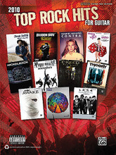 2010 Top Rock Hits for Guitar. (Top Rock Hits for Guitar Series). By Various. For Guitar. Authentic Guitar TAB; Book; Guitar Mixed Folio; Guitar TAB. Guitar Recorded Version. Rock. Softcover. Guitar tablature. 160 pages. Hal Leonard #36593. Published by Hal Leonard.

This folio features transcriptions of this year's biggest hits from Creed, Disturbed, Green Day, Jakob Dylan, Muse, Nickelback, Papa Roach, Katy Perry, Plain White T's, Skillet, Trapt, and Vampire Weekend. Titles: 1, 2, 3, 4 • The Animal • Another Way to Die • Awake and Alive • Burn It to the Ground • Cousins • East Jesus Nowhere • Hate My Life • Hero • Hollywood Whore • Last of the American Girls • Monster • Never Gonna Be Alone • Nothing But the Whole Wide World • Rain • Resistance • Shakin' Hands • A Thousand Faces • Uprising • Waking Up in Vegas.