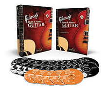 Learn & Master Guitar - Homeschool Edition. For Guitar. Instructional/Guitar/DVD. Book & CD & DVD Package. 257 pages. Published by Hal Leonard.

Learn the fundamentals of how to strum, use a pick, tune your guitar, and the names of the notes for each string. Then master the styles of rock, fingerstyle, blues, jazz, country, and more. And then study soloing, power riffs, pro chord substitutions, playing up and down the neck, and more! This comprehensive pack includes: 20 complete sessions on ten instructional DVDs, five jam-along CDs, a 100+ page lesson book, 150+ page downloadable resource book, professional instruction, and two DVDs of teacher resources. Winner of a Communicator and Telly Award for Education, Learn & Master Guitar Academic Edition is designed for students wanting to learn acoustic and electric guitar from the ground up. This two-year curriculum starts with rudimentary concepts and progresses through intermediate and advanced levels of playing ability – all in this easy-to-use program. By following along with the systematic exercises, your student will become a well-rounded, highly-skilled and versatile player.