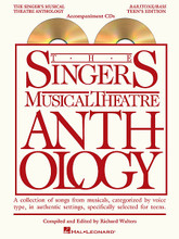 The Singer's Musical Theatre Anthology - Teen's Edition (Baritone/Bass Accompaniment CDs Only). By Various. Edited by Richard Walters. For Piano Accompaniment. Vocal Collection. CD only. 8 pages. Published by Hal Leonard.

Songs in authentic versions, chosen especially for teens, with introductory notes about shows and plots; recorded accompaniment CDs are available. The Baritone/Bass edition features 37 songs, including: Camelot • Comedy Tonight • Cool • Do I Love You Because You're Beautiful? • Edelweiss • Empty Chairs at Empty Tables • Greased Lightnin' • I Wanna Be a Producer • It Only Takes a Moment • Leaning on a Lamp Post • Luck Be a Lady • Oh, What a Beautiful Mornin' • Puttin' on the Ritz • Stars • They Call the Wind Maria • A Wonderful Day like Today • and more.