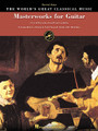 Masterworks for Guitar. (Over 60 Favorites from Four Centuries). By Various. For Guitar. World's Greatest Classical Music. Guitar tablature. 216 pages. Published by Hal Leonard.

Featuring intermediate to advanced solo classical guitar arrangements with tablature, this collection contains pieces by composers including: Albéniz * Bach * Beethoven * Besard * Carcassi * Dowland * Giuliani * Pachelbel * Scarlatti * Sor * Tárrega * Weiss * and others.