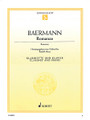 Romance (Clarinet and Piano). By Carl Baermann (1810-1885). Edited by Rudolf Mauz. For Clarinet, Piano Accompaniment. Instrumental Solo. Softcover. Schott Music #ED09875. Published by Schott Music.

A sentimental work of great emotional substance from clarinet virtuoso and educator Carl Baermann. Romance is a popular concert and encore piece and is suitable for competitions.