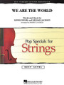 We Are the World by Lionel Richie and Michael Jackson. Arranged by Robert Longfield. For String Orchestra (Score & Parts). Easy Pop Specials For Strings. Grade 2-3. Published by Hal Leonard.

In 1985, an unprecedented collaboration of recording artists created this benefit project for African famine relief. Now 25 years later, the recording industry has stepped up again with a remake of this powerful anthem to aid the relief efforts for Haiti. Here is an ideal new version for strings that makes an inspirational program piece for school orchestras.