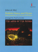 Hobbits Dance and Hymn (from The Lord of the Rings) by Johan De Meij. Arranged by Paul Lavender. For Concert Band (Full Score). Amstel Music. Grade 2. 24 pages. Published by Amstel Music.

Here are two of the most recognizable themes from Johan de Meij's landmark work for band, The Lord of the Rings, in a sparkling setting for young players. From the powerful opening strain to the beautiful hymn, this easy arrangement is scored in a way that will make even small bands sound terrific.