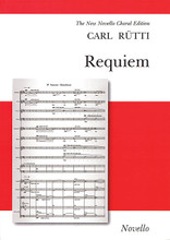 Requiem. (Soprano and Baritone soloists, SATB double choir, strings, harp, and organ Vocal Score (organ red.)). By Carl Rütti and Carl R. For Organ, Mixed Choir (Vocal Score). Music Sales America. Softcover. 236 pages. Novello & Co Ltd. #NOV958760. Published by Novello & Co Ltd.