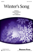 Winter's Song by Patti Drennan. For Choral (SATB). Choral. Published by Shawnee Press.

This musical picture card takes us on a walk through the sights and sounds of a winter scene. A rich and emotional piano accompaniment helps paint the mood as we “listen for winter's song.” A gorgeous concert work for winter and Christmas concerts.

Minimum order 6 copies.