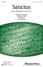 Sanctus by Gabriel Faure (1845-1924). Arranged by Jill Gallina. For Choral (SAB). Choral. Published by Shawnee Press.

From his best known larger work Requiem in D Minor, Fauré's Sanctus is set here for 3-part mixed and SSA voices. Many of the movements from the Requiem have been used in movies and television, making it likely that your young singers have heard parts of it before. This choral arrangement makes a beautiful selection for concert and festival.

Minimum order 6 copies.