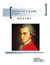 Piano Sonata in C Major K 545. (Keyboard/Piano Solo). By Wolfgang Amadeus Mozart (1756-1791). For Piano (Piano). Sheet Music - Keyboard Piano Solo. Southern Music. Southern Music Company #MSCM. Published by Southern Music Company.