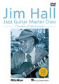 Jim Hall - Jazz Guitar Master Class. (Principles of Improvisation). By Jim Hall. For Guitar. DVD. DVD. Published by Rittor Music.

Jim Hall, the great jazz improviser, presents a jazz guitar master class for all guitarists. This DVD is unique because it not only provides a detailed approach to jazz improvisation by demonstrating techniques and musical theory, but it also allows students to find their own musical voices by showing possibilities based on Hall's musical experiences. This DVD is designed for the newcomer to jazz guitar. It covers the fundamentals and basic concepts essential for jazz improvisation. Hall's master class was taped in an informal setting, with conversations and performances by Hall and New York City jazz guitarist Satoshi Inoue. Topics covered include: approach to basic blues • discovering jazz guitar • sounds of jazz guitar • fingering and picking • dynamics • motive development • II-V-I progressions • finding your own voice. 57 minutes.