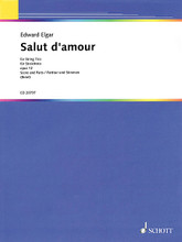 Salut d'Amour (Violin, Viola, and Cello). By Edward Elgar (1857-1934). Arranged by Wolfgang Birtel. For String Trio (Score & Parts). String. Softcover. 16 pages. Schott Music #ED20797. Published by Schott Music.

The string trio arrangement of Elgar's first published work is still a popular piece that offers the players a rewarding task and guarantees enjoyable music-making.