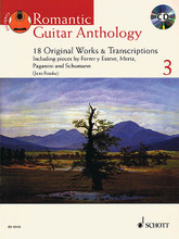 Romantic Guitar Anthology - Volume 3 (18 Original Works & Transcriptions). By Various. Edited by Jens Franke. For Guitar. Guitar. Softcover with CD. 48 pages. Schott Music #ED13112. Published by Schott Music.

Graded pieces in progressive order with a CD of performances, plus composer biographies and extensive practice notes for each piece. Late Intermediate to Advanced Level.