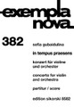 In Tempus Praesens. (Concerto for Violin and Orchestra Full Score). By Sofia Gubaidulina (1931-). For Orchestra, Violin. String. Book only. 166 pages. Sikorski #SIK8582. Published by Sikorski.