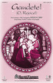 Gaudete! ((O, Rejoice!)). Arranged by Sheldon Curry. For Choral (SATB). Harold Flammer Christmas. Octavo. 16 pages. Published by Shawnee Press.

Uses: Advent

Scripture: Isaiah 7:14; Isaiah 40:1-5

Echoing from the cathedrals of the 6th century comes music filled with joyful confidence. Thoughtfully presented in a new decorative form, this early masterwork is replete with a festival spirit. The juxtaposition of the classic Advent carol, Comfort, Comfort Ye My People is an inspired moment. The “period” orchestration completes the package. Available separately: SATB, StudioTrax CD (Accomp., SplitTrax, Perf.), Orchestration (Score & parts recorder, oboe, cello, percussion, piano). Duration: ca. 2:58.

Minimum order 6 copies.