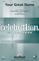 Your Great Name by Krissy Nordhoff and Michael Neale. Arranged by Heather Sorenson. For Choral (SATB). Glory Sound Celebration. Octavo. 16 pages. Published by GlorySound.

Uses: General, Praise Team, Youth Choir

Scripture: Acts 2:21; Revelation 5:12; Romans 10:13

A successful praise and worship selection is transformed into a useful choral vehicle in this arrangement. Contemporary style dances with traditional choral textures, creating a lovely amalgamation for choirs of any age. Solid declarations of adoration and devotion are the foundations of the text while the music rises and falls with appropriate power and purpose. Available separately: SATB, StudioTrax CD (Accomp., SplitTrax, Perf.), Orchestration (Score & parts for flute, oboe, Horn 1 & 2, Trumpets 1-3, Trombones 1 & 2, Bass Trombone, Glock, Drum Set, Timpani, Rhythm, Violin 1 & 2, Viola, Cello, Double Bass). Duration: ca. 4:46.

Minimum order 6 copies.