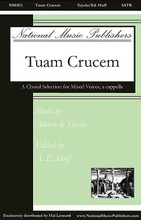 Tuam Crucem by Alonso De Tejeda. Edited by Arthur E. Huff. For Choral (SATB). National/Emerson Fred Bock. 8 pages. National Music Publishers #NM1011. Published by National Music Publishers.

Alonso de Tejeda (1556-1628) was a Renaissance writer from Spain. With beautiful, flowing contrapuntal lines we hear the Latin text praising God for the sacrifice and crucifixion of Christ. Church choirs and school choirs will enjoy the wonderful suspensions and resolutions from this exquisite choral edition.

Minimum order 6 copies.