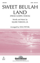 Sweet Beulah Land (from Gospel Voices) by Squire Parsons, Jr.. Arranged by Stan Pethel. For Choral (SATB). Glory Sound. 12 pages. Published by GlorySound.

Uses: General, memorial, All Saints

Scripture: Isaiah 62:4

This solid gold gospel classic is a beautiful portrait of the promised land. This hopeful song, filled with images of heaven, is often sung at funerals and memorial services because of its message of assurance and everlasting life. The authentic accompaniment track is useful for solos. Available: SATB; LiteTrax CD. Duration: ca. 3:15.

Minimum order 6 copies.