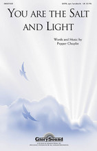 You are the Salt and Light by Pepper Choplin. For Choral (SATB, OPT. ORGAN CHIMES OR HB). Glory Sound. 16 pages. Published by GlorySound.

Uses: General

Scripture: Matthew 5:13-16

The words of Jesus are shared in this Pepper Choplin sermon in song. A wonderful spiritual object lesson, the text calls us to holiness and service. The music is melodic and rich with expressive potential. Available: SATB, opt. handbells or organ chimes. Duration: ca. 2:54.

Minimum order 6 copies.