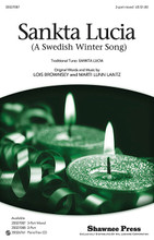 Sankta Lucia. ((A Swedish Winter Song)). By Marti Lunn Lantz and Lois Brownsey. For Choral (3-Part Mixed). Choral. 12 pages. Published by Shawnee Press.

This song's arrangement is based on the classic Swedish custom of Saint Lucy. With the chorus section lyrics in Swedish, this version combines original lyrics and music with the traditional Sankta Lucia. A solid multicultural addition to your holiday concert with unique teaching opportunities for your classroom and rehearsal. Available separately: 3-part mixed, 2-part, PianoTrax CD. Duration: ca. 2:40.

Minimum order 6 copies.