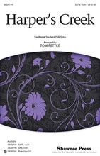 Harper's Creek arranged by Thomas Fettke. For Choral (SATB). Choral. 12 pages. Published by Shawnee Press.

A popular clapping song at all-night dancing marathons on Southern plantations during holiday celebrations and festivities, this arrangement captures a contagious energy with a lively melody, vocal harmonies, handclaps and an optional fiddle part. A great selection for all performing groups. Available separately: SATB, violin; SAB, violin; PianoTrax CD. Duration: ca. 1:34.

Minimum order 6 copies.