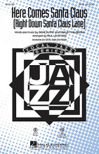Here Comes Santa Claus (Right Down Santa Claus Lane) arranged by Paul Langford. For Choral (SATB). Secular Christmas Choral. 12 pages. Published by Hal Leonard.

Gene Autry's famous Christmas song from 1948 is a bona fide holiday classic and gets a vocal jazz makeover in this swingin' setting that will showcase your singers at their best! Perfect for all kinds of concerts! Available separately: SATB, SAB, SSAA, ShowTrax CD. Rhythm parts available digitally (gtr, b, dm). Duration: ca. 4:30.

Minimum order 6 copies.