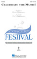 Celebrate the Music! by Emily Drennan and Patti Drennan. For Choral (SATB). Choral. 12 pages. Published by Hal Leonard.

Let the music fill your hearts and lives with this upbeat original concert opener! Vibrant vocal textures combine with contemporary harmonies as the song builds into an exciting vocal stack before one final inspirational chorus! Available separately: SATB, SSA, ShowTrax CD. Duration: 3:20.

Minimum order 6 copies.