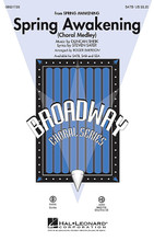 Spring Awakening ((Choral Medley)). By Duncan Sheik and Steven Sater. Arranged by Roger Emerson. For Choral (SATB). Broadway Choral. 40 pages. Published by Hal Leonard.

Winning eight Tony Awards, Spring Awakening explores the confusion, the frustration, the joy and excitement of the teenage years through vivid and emotional songs and a powerful and dramatic score. This 12-minute medley includes: All That's Known * Don't Do Sadness/Blue Wind * I Believe * Mama Who Bore Me * My Junk * The Song of Purple Summer. Available separately: SATB, SAB, SSA, ShowTrax CD. Instrument Parts available as a digital download (syn 1-2, gtr 1-2, b, dm, perc, glock, vln, vla, vcn, sb). Duration: ca. 11:05.