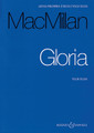 Gloria. (Tenor Solo. Treble Voices, Mixed Chorus, Brass, Timpani, and Organ). By James Macmillan. For Choral (Vocal Score). Boosey & Hawkes Sacred Choral. Softcover. 48 pages. Boosey & Hawkes #M060125430. Published by Boosey & Hawkes.

Commissioned by St. Michael's Cathedral in Coventry, England, to celebrate the 50th anniversary of the Cathedral's consecration. 20 minutes.