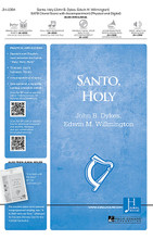 Santo, Holy by Edwin M. Willmington. For Choral (SATB). Fred Bock Publications. 12 pages. Hal Leonard #JH-1064. Published by Hal Leonard.

Featuring a stunning choral introit in Spanish, this composition pairs a new melody along with the traditional hymn, “Holy, Holy, Holy.” There's room for congregational singing, as well.

Minimum order 6 copies.