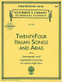 Twenty-Four Italian Songs and Arias - Medium High Voice (Book/CD). (of the 17th and 18th Centuries). By Various. For Piano, Vocal (medium high voice). Vocal Collection. Baroque, Classical Period and Play Along. Difficulty: medium-difficult. Collection and accompaniment CD. Vocal melody, lyrics and piano accompaniment. 100 pages. G. Schirmer #LB1722B. Published by G. Schirmer.

For well over a century, the G. Schirmer edition of 24 Italian Songs & Arias of the 17th and 18th Centuries has introduced millions of beginning singers to serious Italian vocal literature. The classic Parisotti realizations result in rich, satisfying accompaniments which allow singers pure musical enjoyment. For ease of practice, this book/CD set includes carefully prepared accompaniments that were recorded by John Keene, a New York-based concert accompanist and vocal coach who has performed throughout the United States for radio and television. Educated at the University of Southern California, Keene has taught accompanying at the university level and collaborated with Gian Carlo Menotti and Thea Musgrave on productions of their operas.