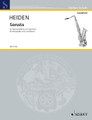 Sonata. (for Alto Saxophone & Piano). By Bernhard Heiden (1910-2000). For Piano, Saxophone, Alto Saxophone. Schott. 42 pages. Schott Music #ED11195. Published by Schott Music.

Composed in 1937.