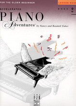 Accelerated Piano Adventures for the Older Beginner, Lesson Book 2. (Lesson Book 2). For Piano/Keyboard. Faber Piano Adventures. Scales, Note Reading, Chords and Arpeggios. 2A-2B. Instructional book. Musical examples and illustrations. 95 pages. Faber Piano Adventures #FF1210. Published by Faber Piano Adventures.

Major and minor pentatonic scales; intervals through the 6th; C. G, and F major scales.
