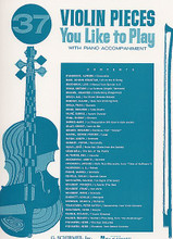 37 Violin Pieces You Like To Play - Violin/Piano. (Violin and Piano). By Various. For Piano, Violin (Violin). String Solo. Classical Period and Impressionistic. Difficulty: medium. Set of performance parts (includes separate pull-out violin part). Solo part and piano accompaniment. 242 pages. G. Schirmer #ED1757. Published by G. Schirmer.

Contents: Canzonetta (D'Ambrosio) • Air on the G String (Bach) • Menuet from Quintet in E (Boccherini) • La Serenata (Braga) • Cradle-Song (Brahms) • Kol Nidrei (Bruch) • Beau Soir (Debussy) • Souvenir (Drdla) • Valse-Bluette (Drigo)• Aurore (Fauré) • Chanson (Friml) • La Cinquantaine (Gabriel-Marie) • Loin du Bal (Gillet) • Berceuse from Jocelyn (Godard) • Largo (Handel) • Serenade (Haydn) • Canzonetta (Herbert) • Hejre Kati (Jubay) • The Son of the Puszta (Kéler-Béla) • Mazurka (Mlynarski) • Serenata (Moszkowski) • Belle Nuit (Offenbach) • Melody (Paderewski) • Sérénade (Pierné) • Spanish Dance (Rehfeld) • Le Cygne (Saint-Saëns) • L'Abeille (Schubert, François) • Ave Maria, Serenade (Schubert, Franz) • Madrigale (Simonetti) • Romance (Svendsen) • Canzonetta (Tchaikovsky) • Réverie (Vieuxtemps) • Träume (Wagner) • Walther's Prize-Song (Wagner) • Obertass (Wieniawski).