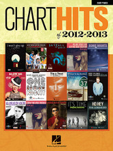 Chart Hits of 2012-2013 by Various. For Piano/Keyboard. Easy Piano Songbook. Softcover. 104 pages. Published by Hal Leonard.

16 of the year's biggest hits in easy piano format: The A Team • As Long as You Love Me • Blow Me (One Last Kiss) • 50 Ways to Say Goodbye • Ho Hey • I Knew You Were Trouble • I Won't Give Up • It's Time • Little Talks • Live While We're Young • Locked Out of Heaven • One More Night • Skyfall • Some Nights • Too Close • We Are Never Ever Getting Back Together.