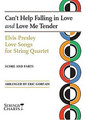 Elvis Presley - Love Songs for String Quartet (Can't Help Falling in Love and Love Me Tender). By Elvis Presley. Arranged by Eric Gorfain. For Orchestra, String Quartet (Score & Parts). String Letter Publishing. 16 pages. Published by String Letter Publishing.

Whether you're playing casuals, concerts, weddings, or clubs, you'll find the music you need with Strings Charts. These elegantly engraved editions, accompanied by helpful instruction and performance notes, offer artfully arranged interpretations of popular rock, jazz, and roots music, along with fresh new alternative-styles original compositions. And if you teach, you'll also discover wonderful material for beginning and intermediate student ensembles.